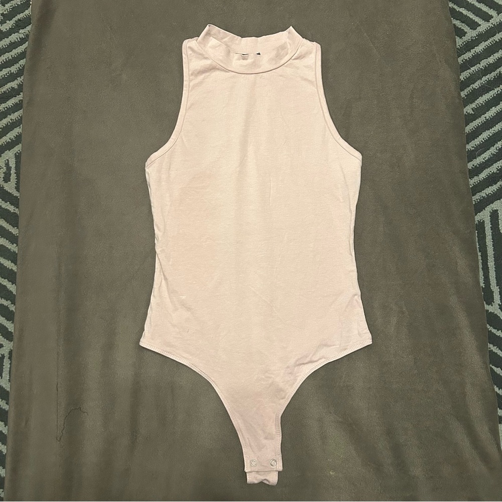 Fashion Nova Mauve Racerback Bodysuit